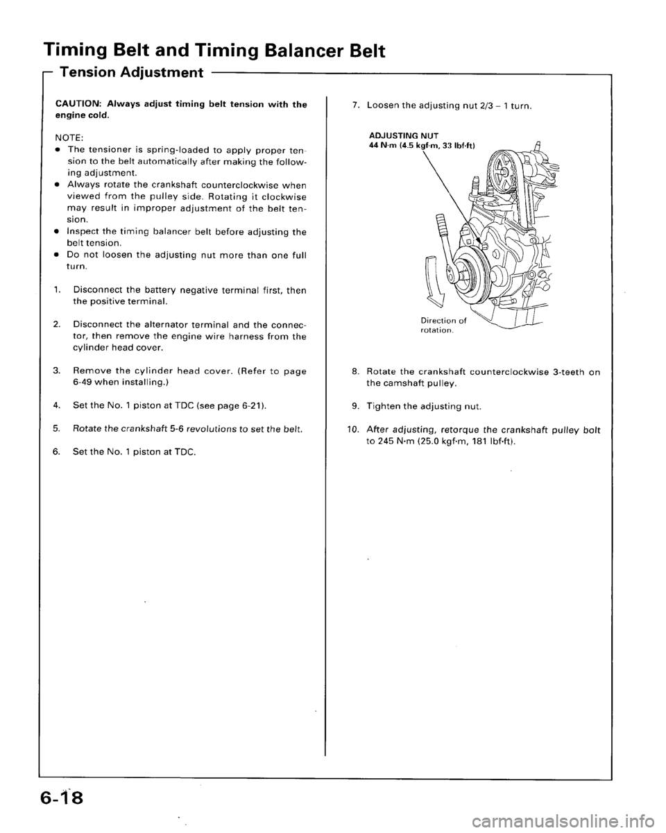 HONDA ACCORD 1995  Service Owners Manual 
