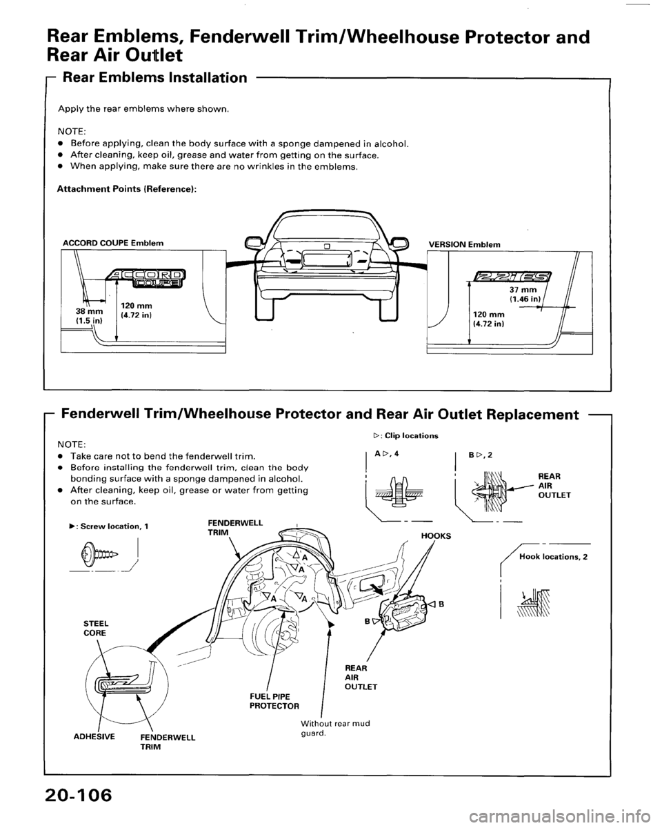 HONDA ACCORD 1995 Service Repair Manual HONDA ACCORD 1995 Service Repair Manual