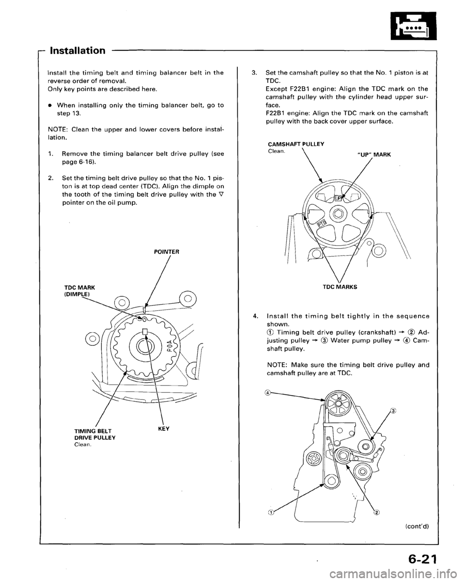 HONDA ACCORD 1995  Service Owners Manual 