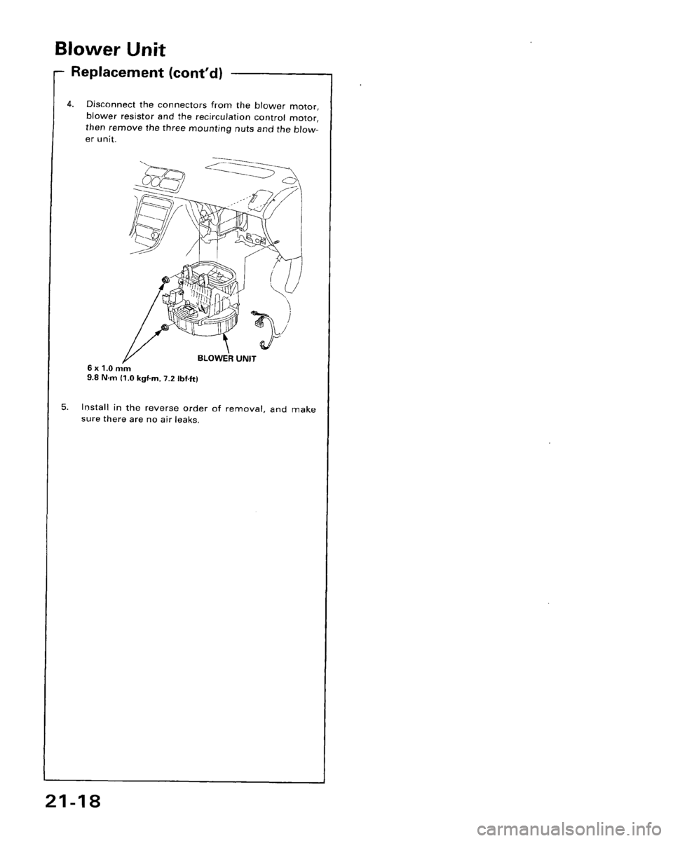 HONDA ACCORD 1995  Service Repair Manual 