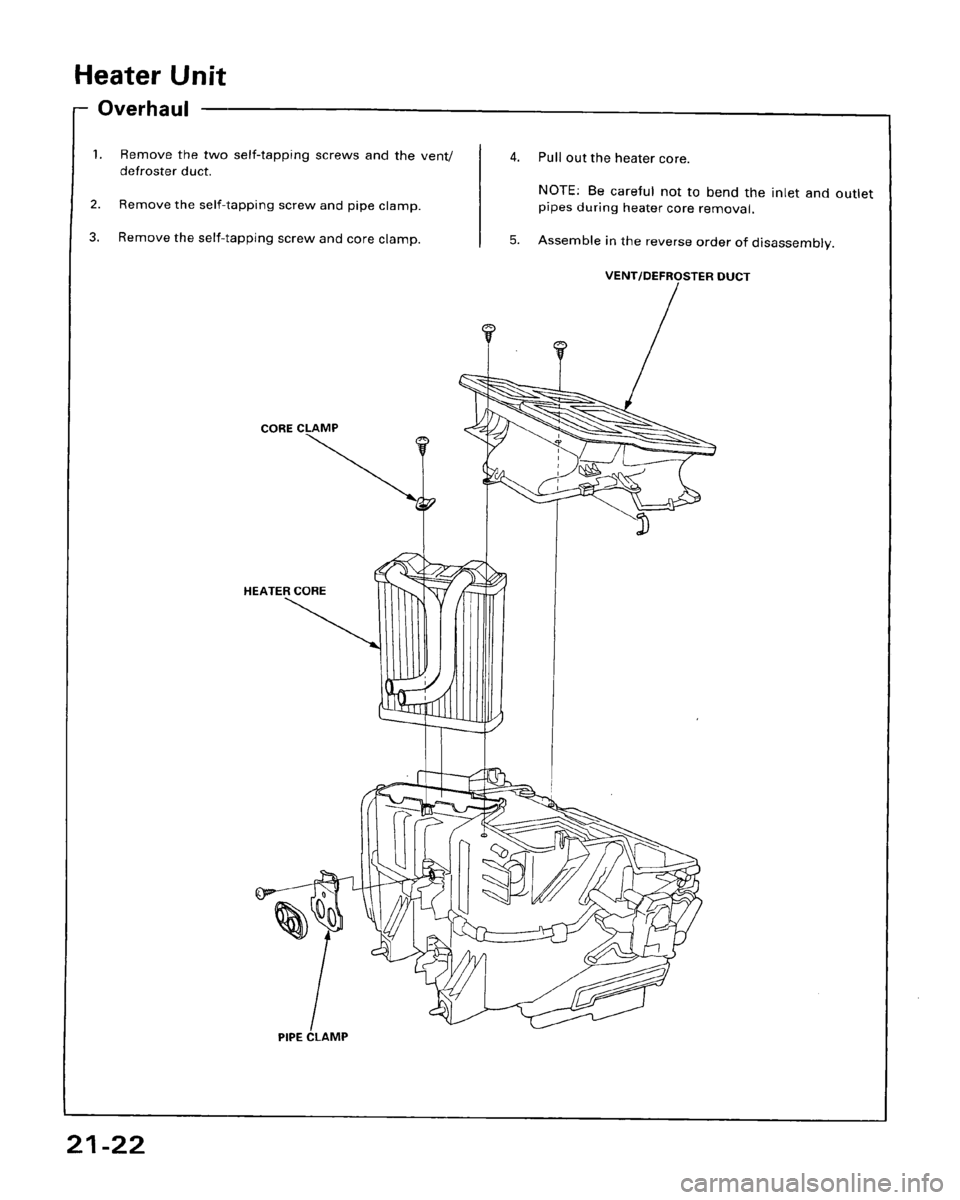 HONDA ACCORD 1995  Service Repair Manual 