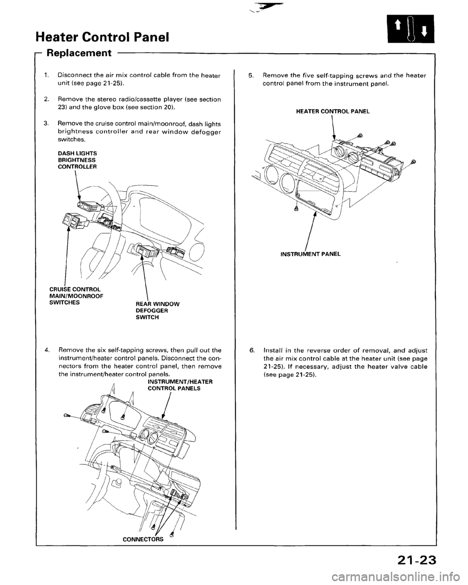 HONDA ACCORD 1995  Service Repair Manual 