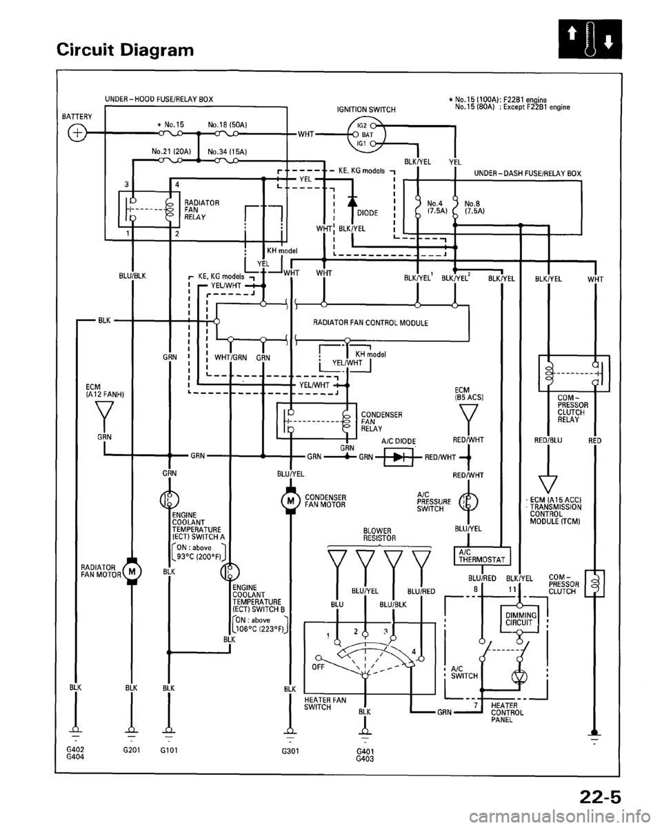 HONDA ACCORD 1995  Service Repair Manual 