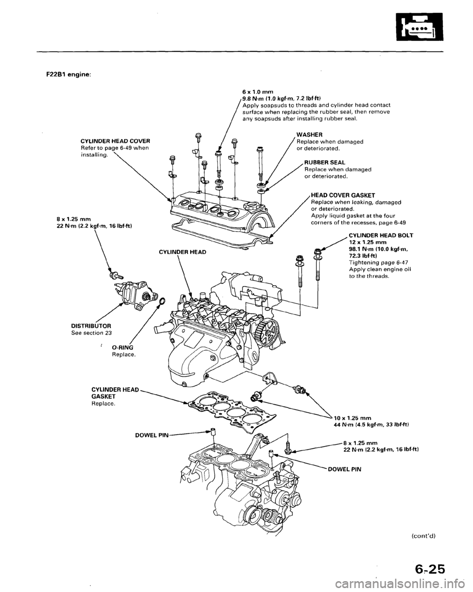 HONDA ACCORD 1995  Service Owners Manual 