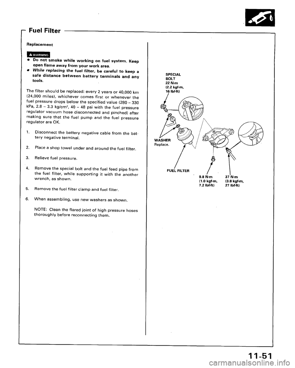 HONDA ACCORD 1996  Service Manual Supplement 