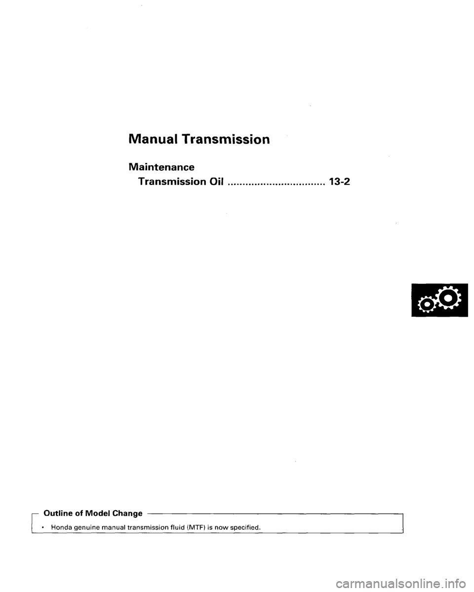 HONDA ACCORD 1996 Service Manual Supplement HONDA ACCORD 1996 Service Manual Supplement