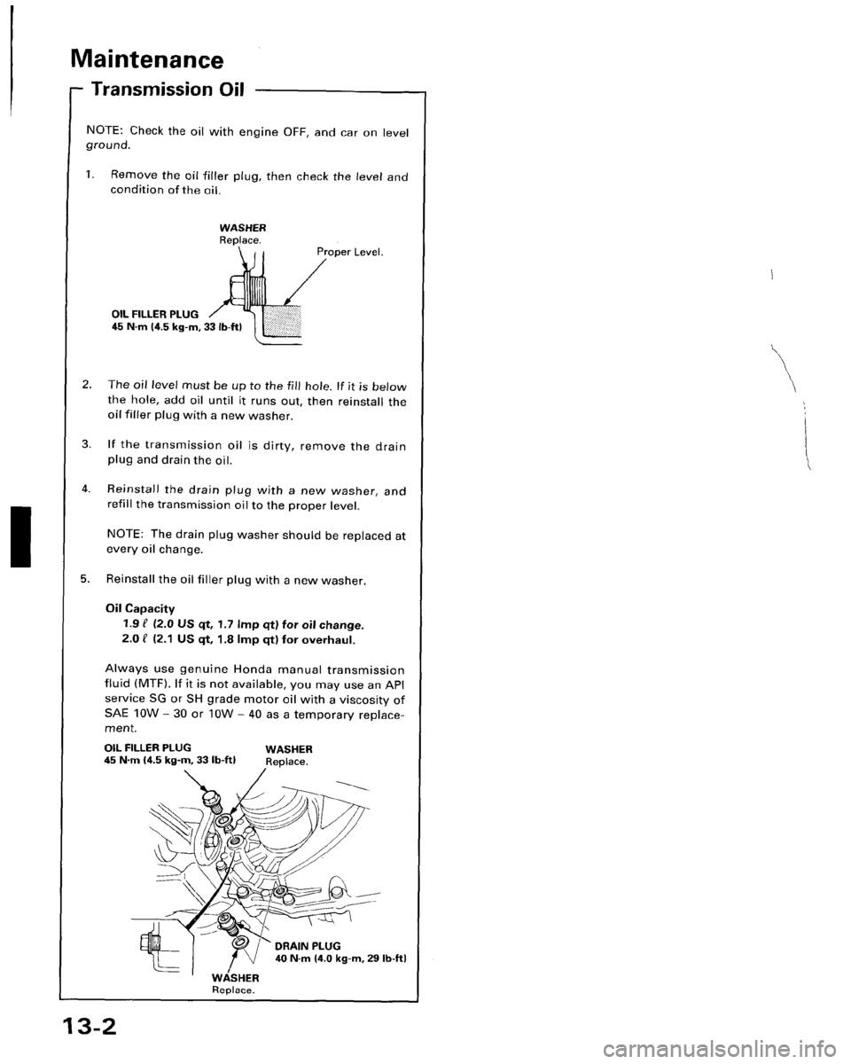 HONDA ACCORD 1996 Service Manual Supplement HONDA ACCORD 1996 Service Manual Supplement