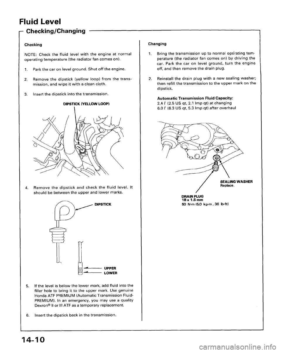 HONDA ACCORD 1996 Service Manual Supplement HONDA ACCORD 1996 Service Manual Supplement