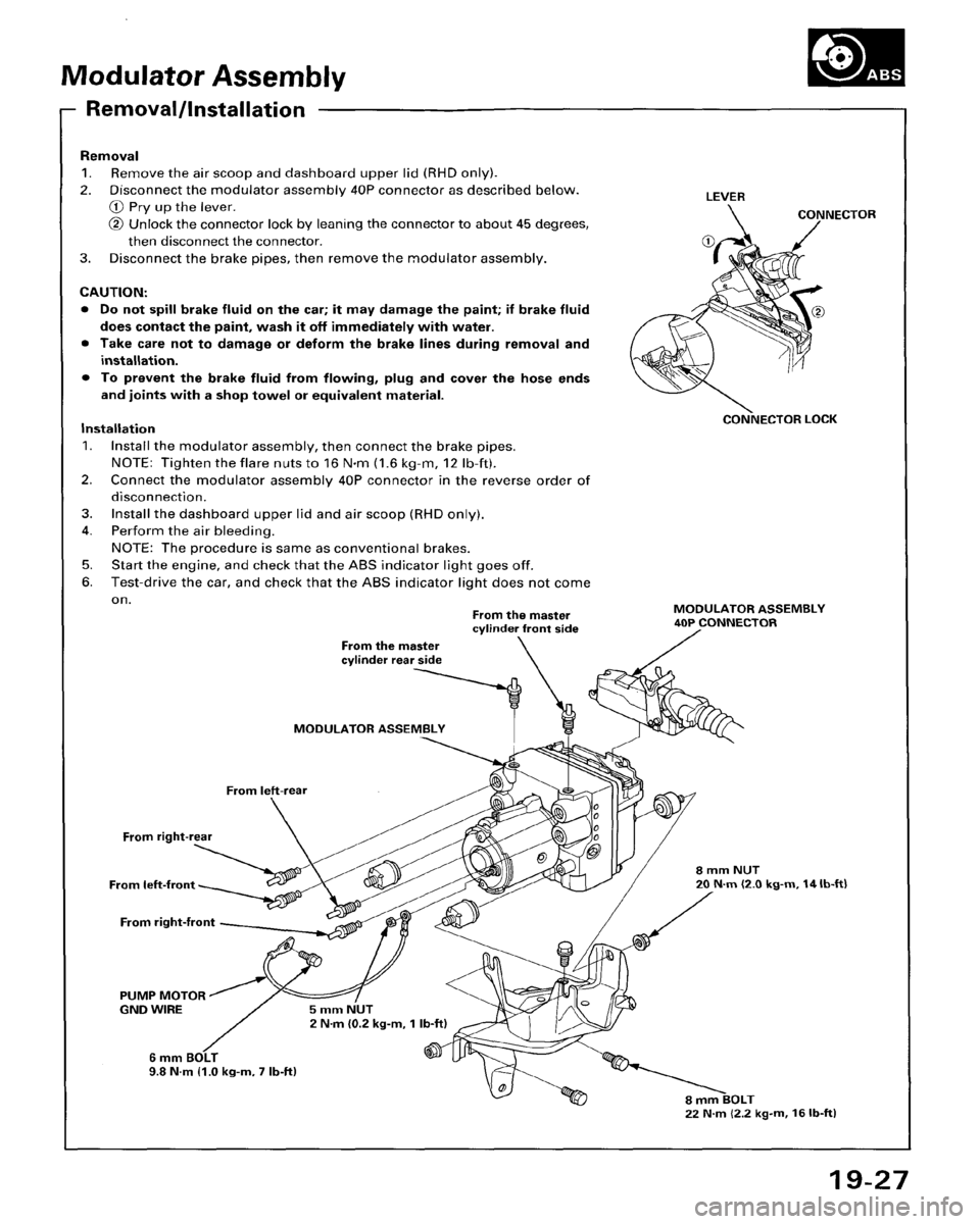 HONDA ACCORD 1996 Service Manual Supplement HONDA ACCORD 1996 Service Manual Supplement