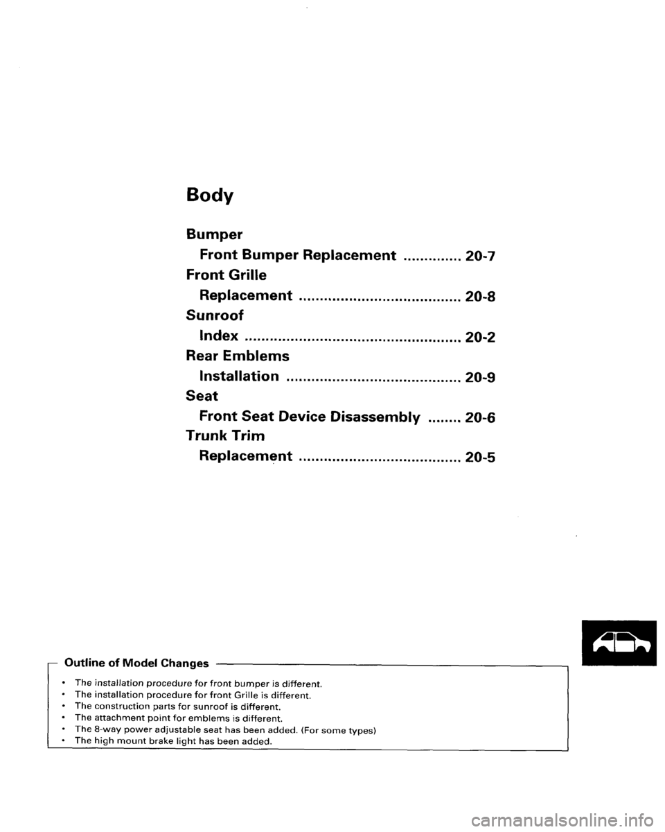 HONDA ACCORD 1996 Service Manual Supplement HONDA ACCORD 1996 Service Manual Supplement