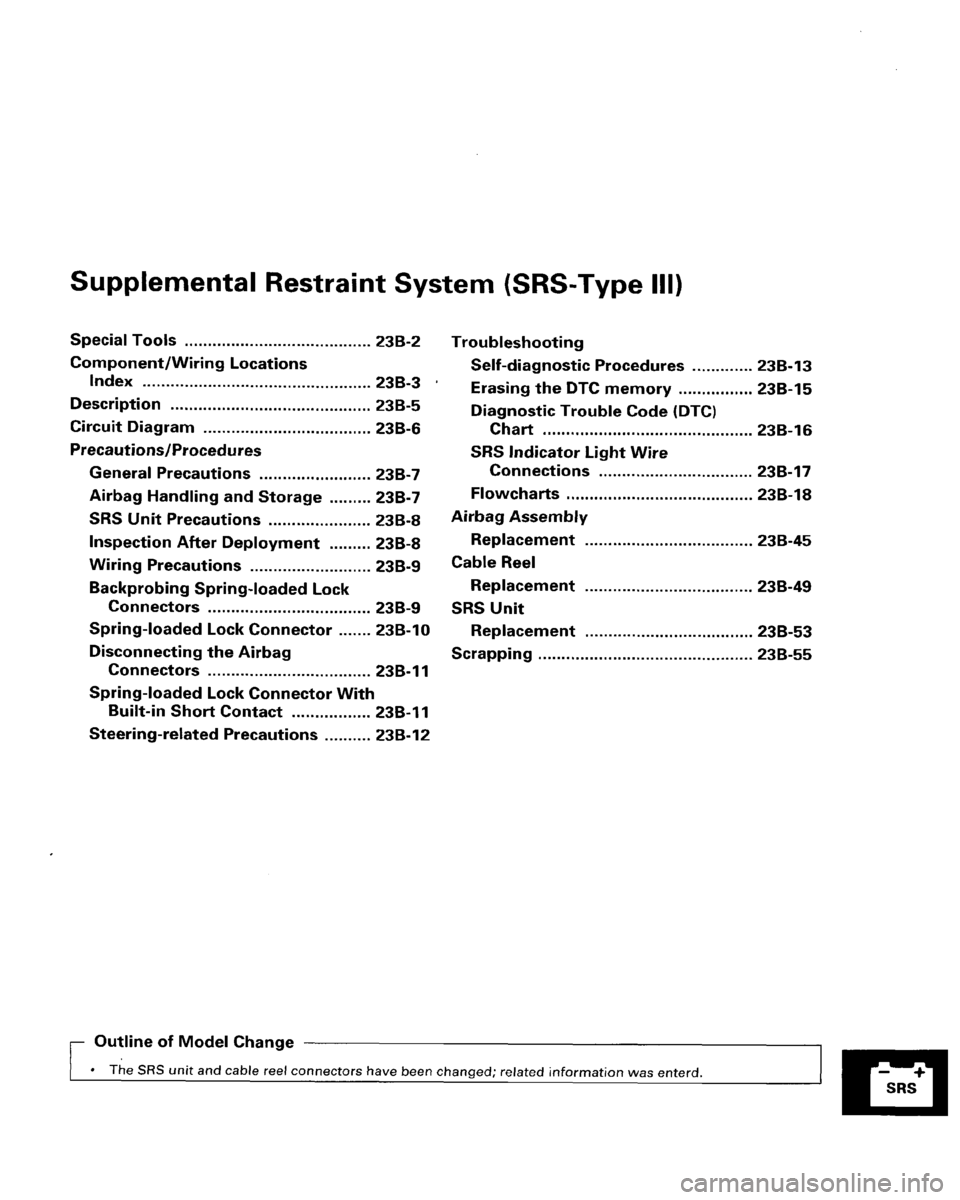 HONDA ACCORD 1996 Service Manual Supplement HONDA ACCORD 1996 Service Manual Supplement