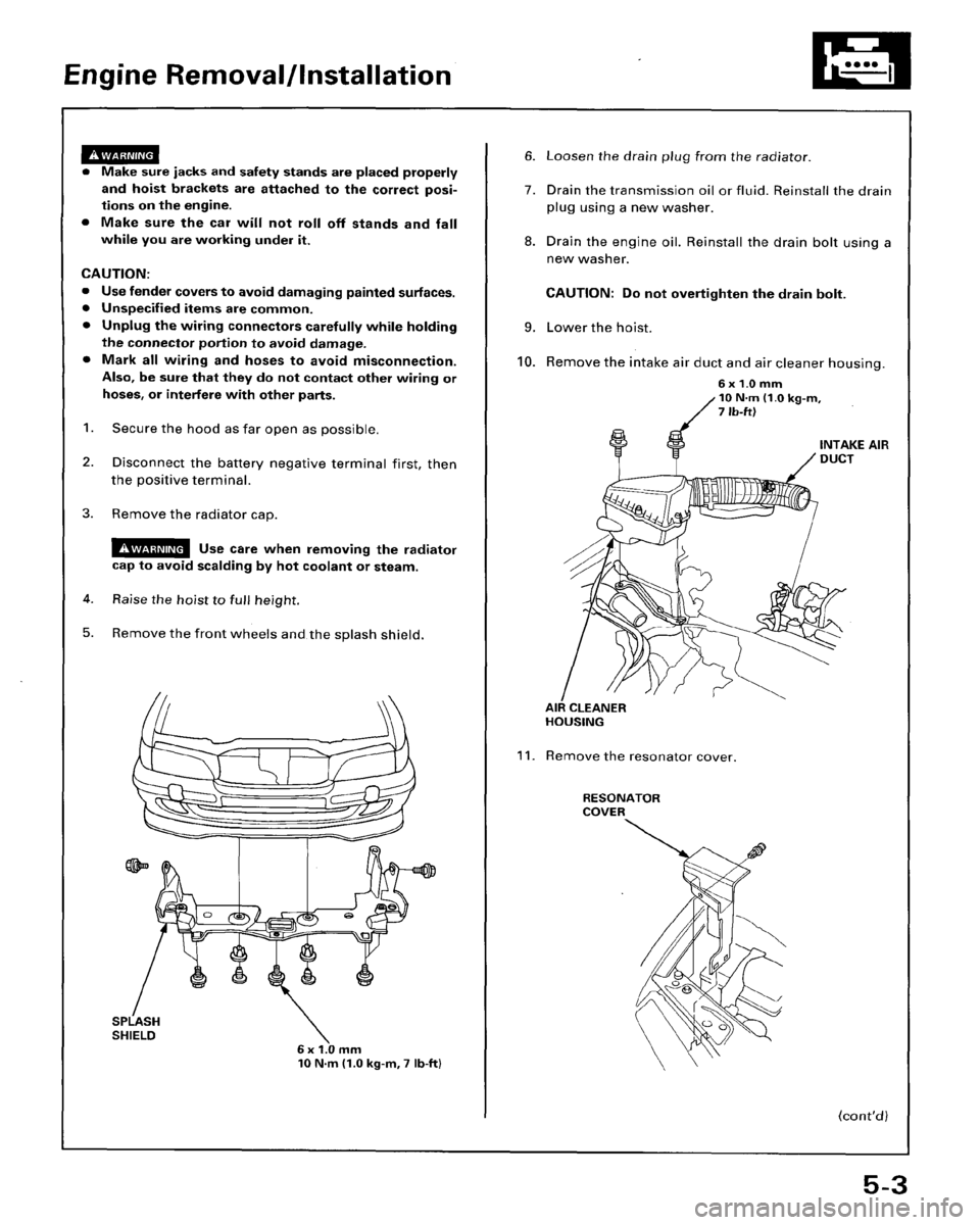 HONDA ACCORD 1996   Supplement Owners Guide 