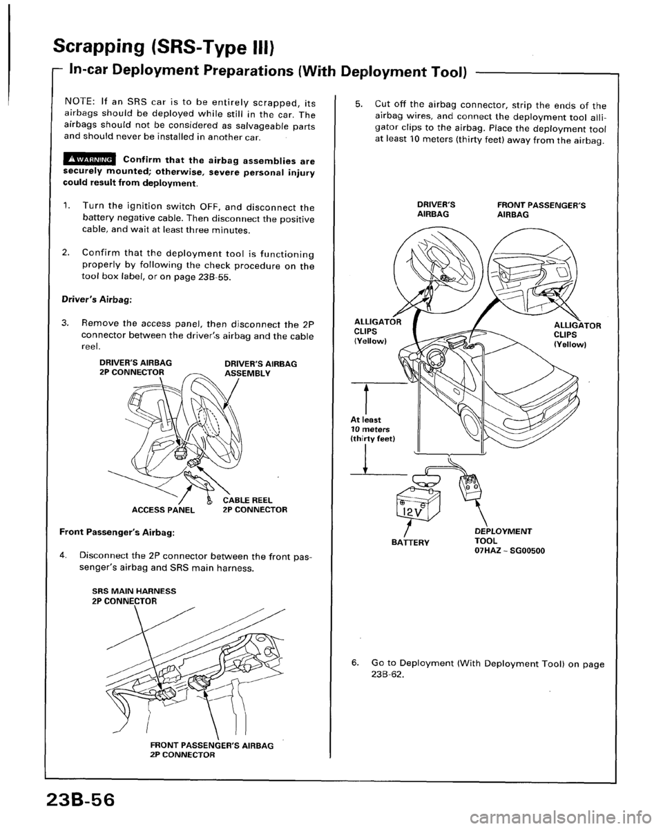 HONDA ACCORD 1996  Service Manual Supplement 