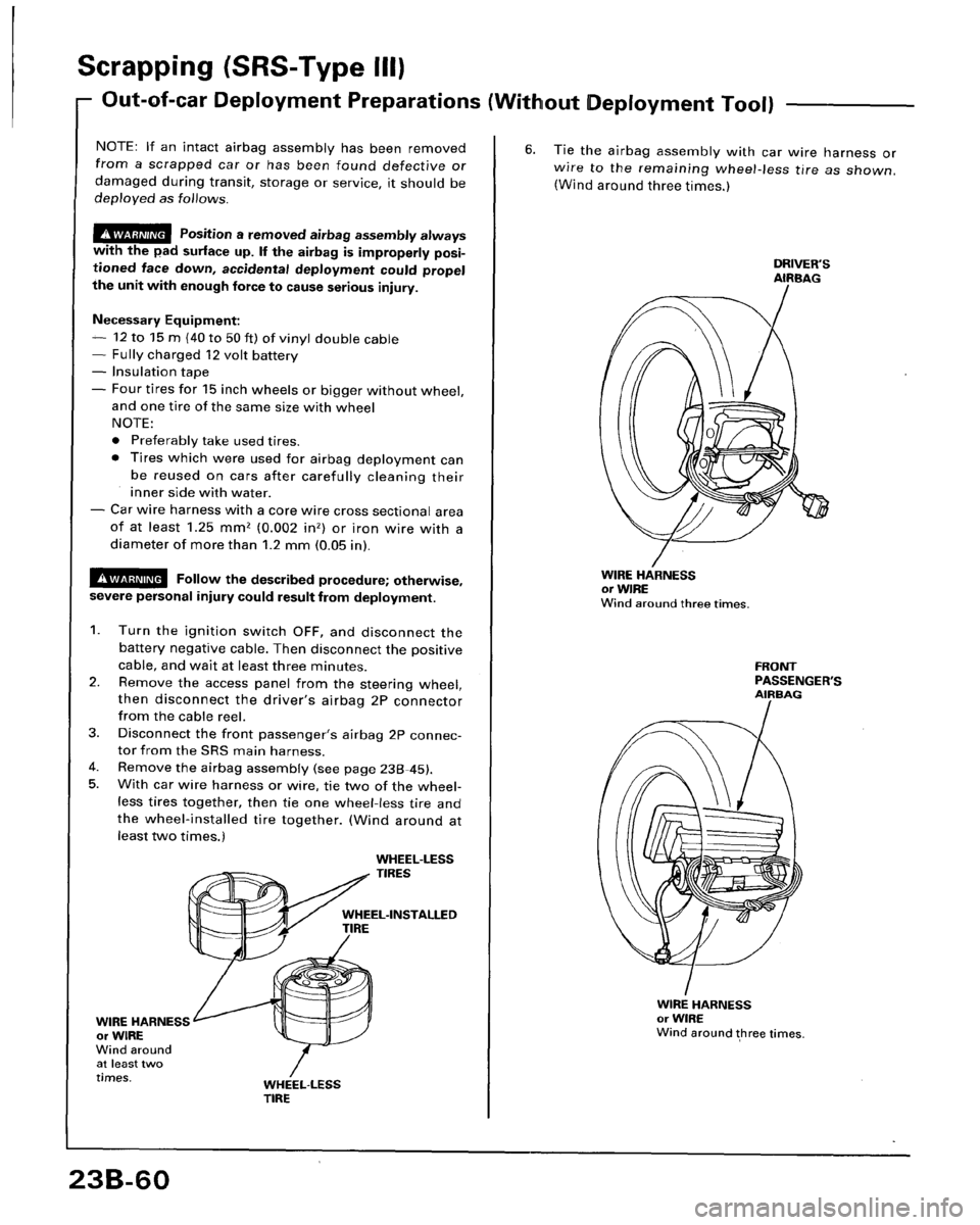HONDA ACCORD 1996  Service Manual Supplement 