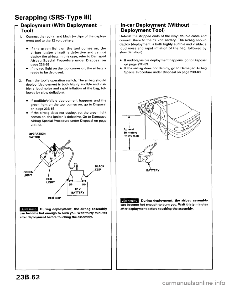 HONDA ACCORD 1996  Service Manual Supplement 