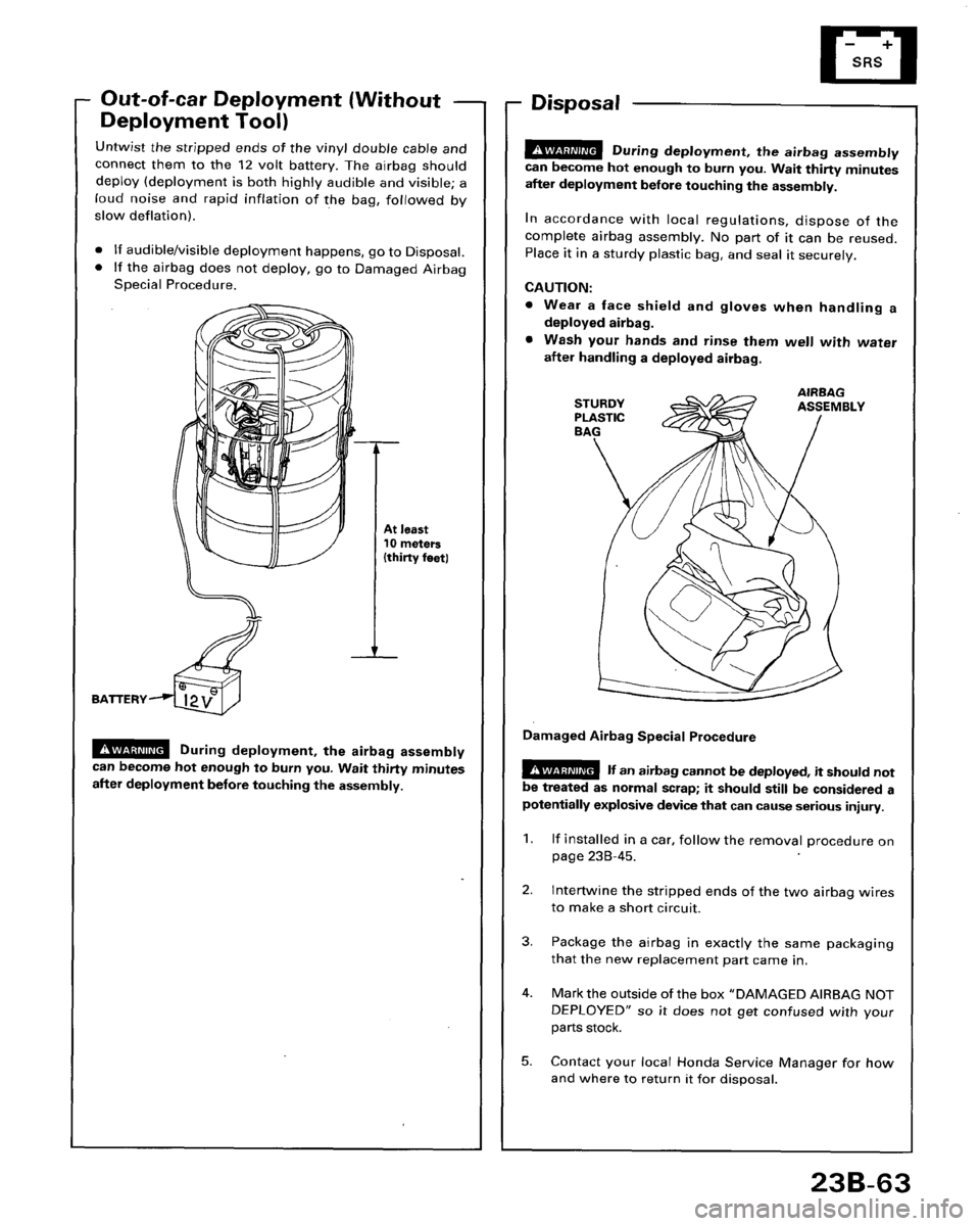 HONDA ACCORD 1996  Service Manual Supplement 