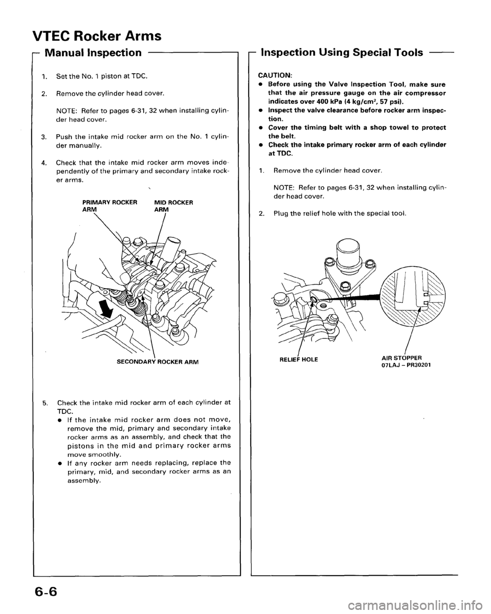 HONDA ACCORD 1996   Supplement Workshop Manual 