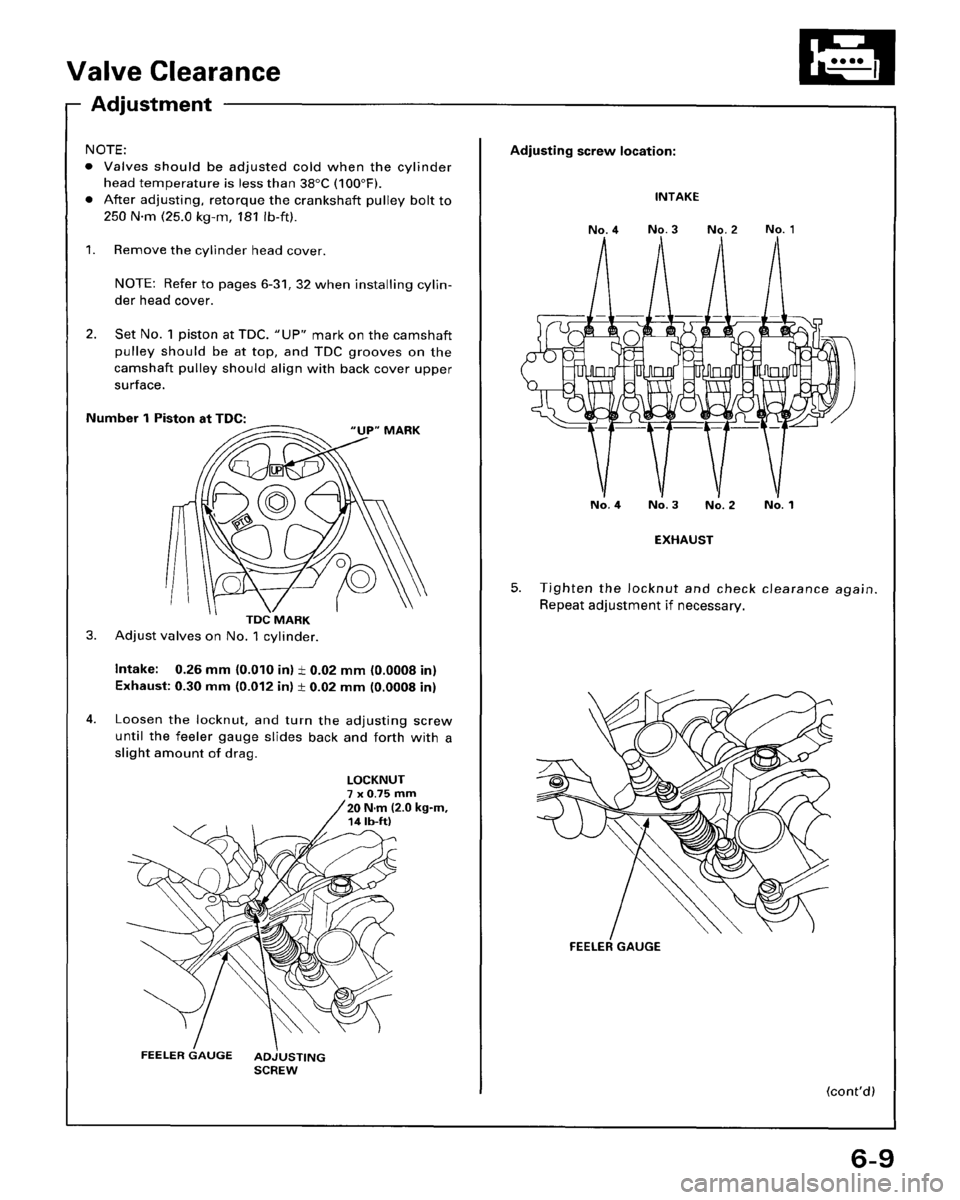 HONDA ACCORD 1996   Supplement Workshop Manual 