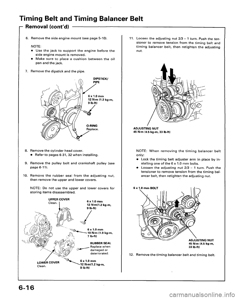 HONDA ACCORD 1996   Supplement Repair Manual 