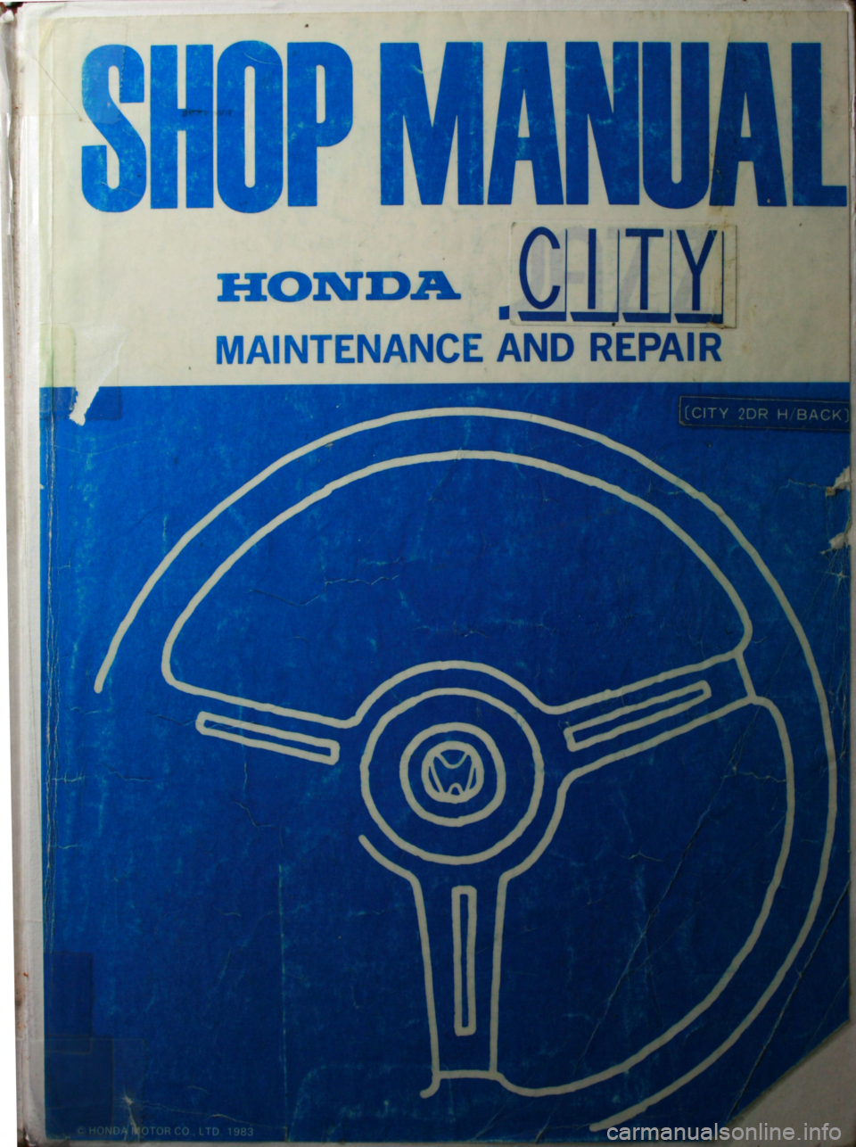 HONDA CITY 1983  Shop Manual 