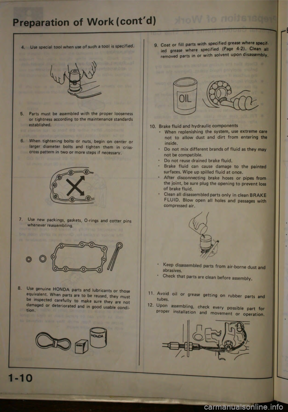 HONDA CITY 1983  Shop Manual 