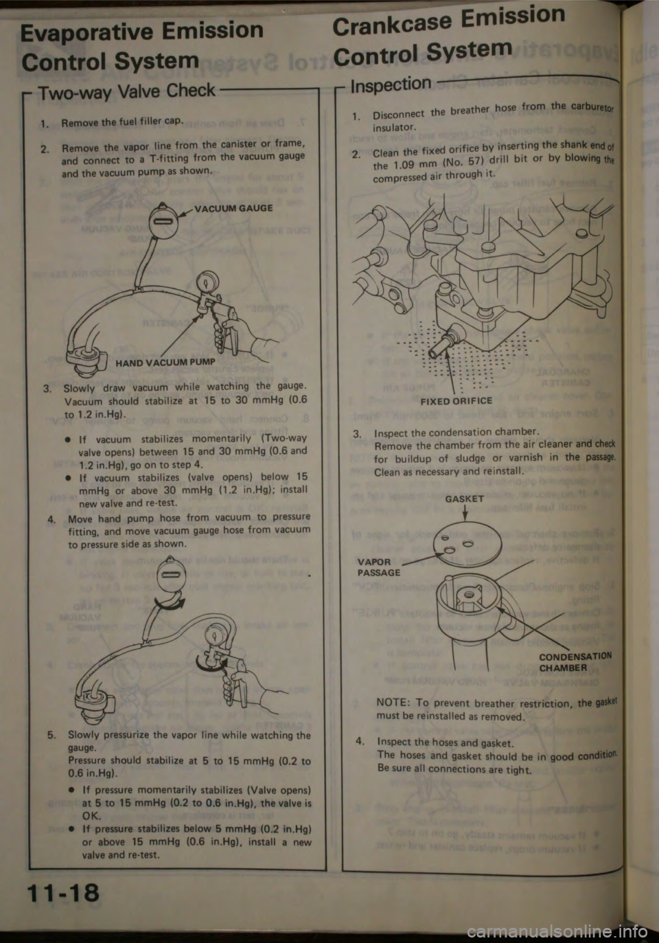 HONDA CITY 1983 Shop Manual HONDA CITY 1983 Shop Manual