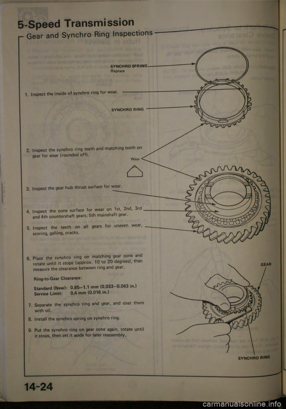 HONDA CITY 1983 Shop Manual HONDA CITY 1983 Shop Manual