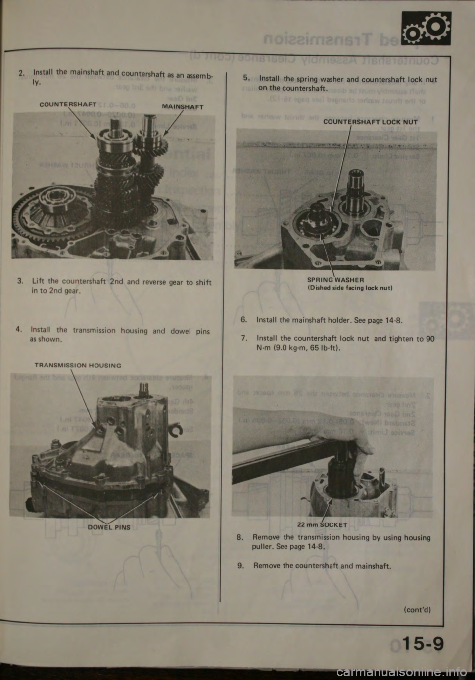 HONDA CITY 1983 Shop Manual HONDA CITY 1983 Shop Manual