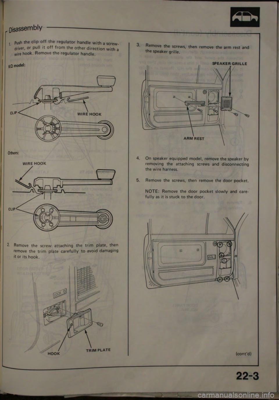 HONDA CITY 1983 Shop Manual HONDA CITY 1983 Shop Manual