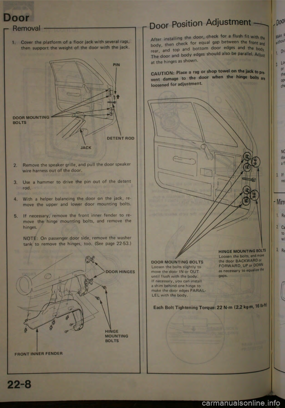 HONDA CITY 1983 Shop Manual HONDA CITY 1983 Shop Manual