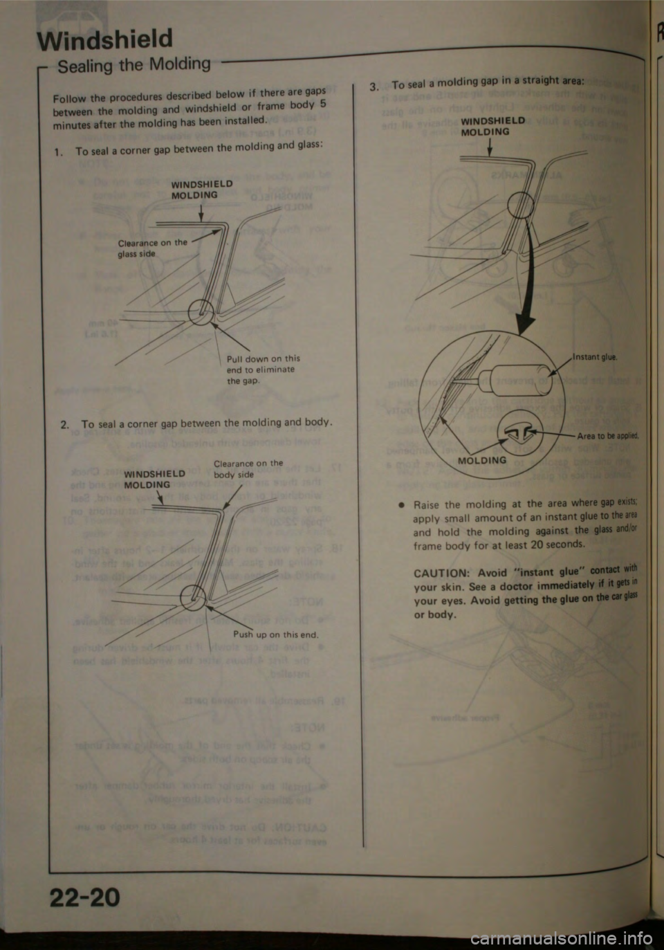 HONDA CITY 1983 Shop Manual HONDA CITY 1983 Shop Manual