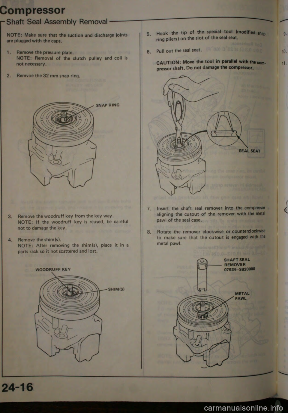 HONDA CITY 1983 Shop Manual HONDA CITY 1983 Shop Manual
