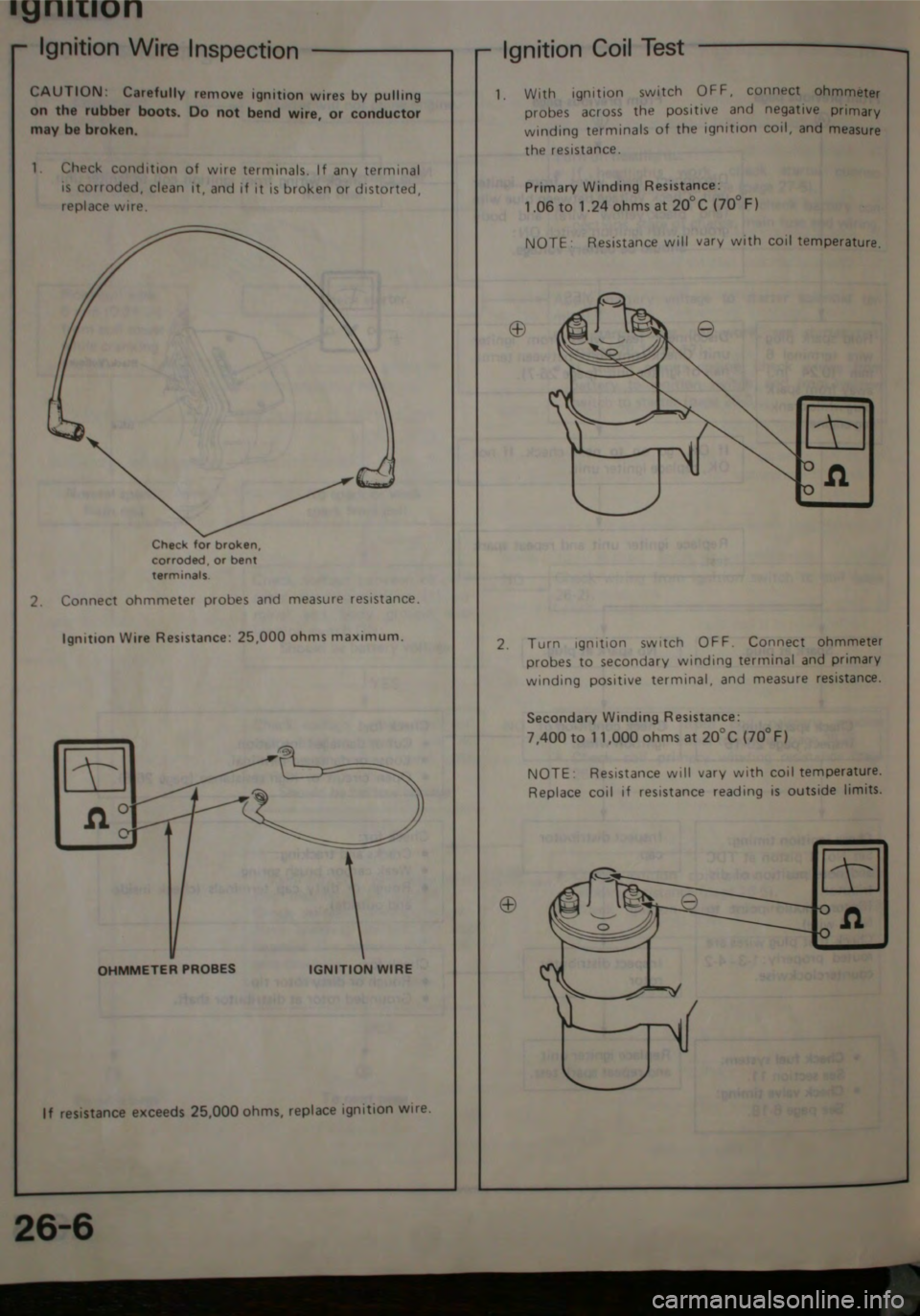 HONDA CITY 1983  Shop Manual 