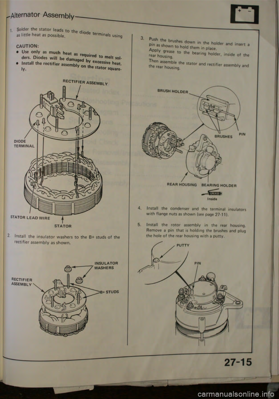 HONDA CITY 1983  Shop Manual 