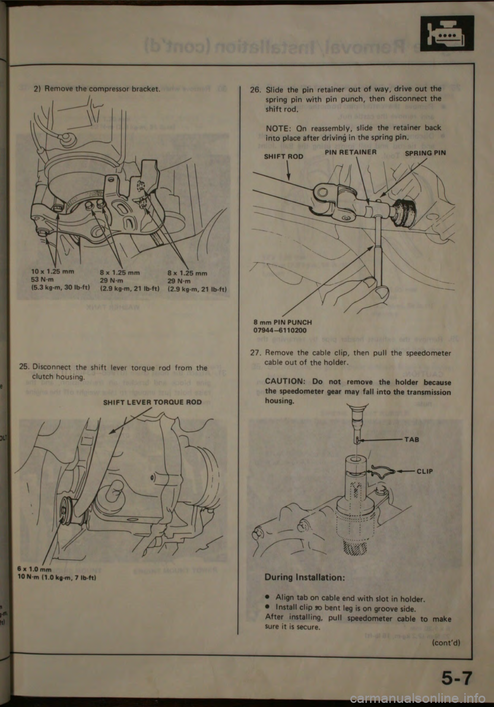 HONDA CITY 1983  Shop Manual 