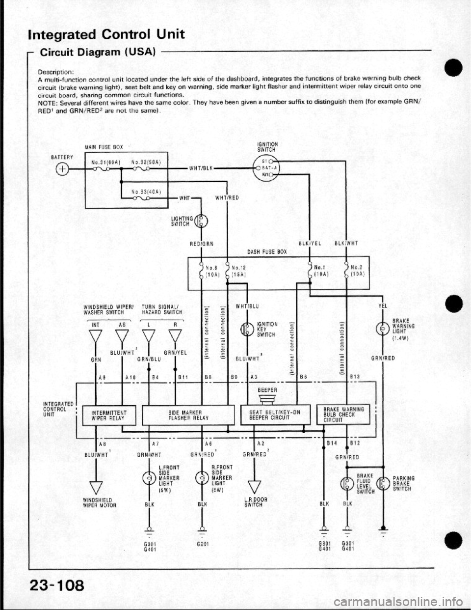 HONDA CRX 1984 Service Repair Manual HONDA CRX 1984 Service Repair Manual