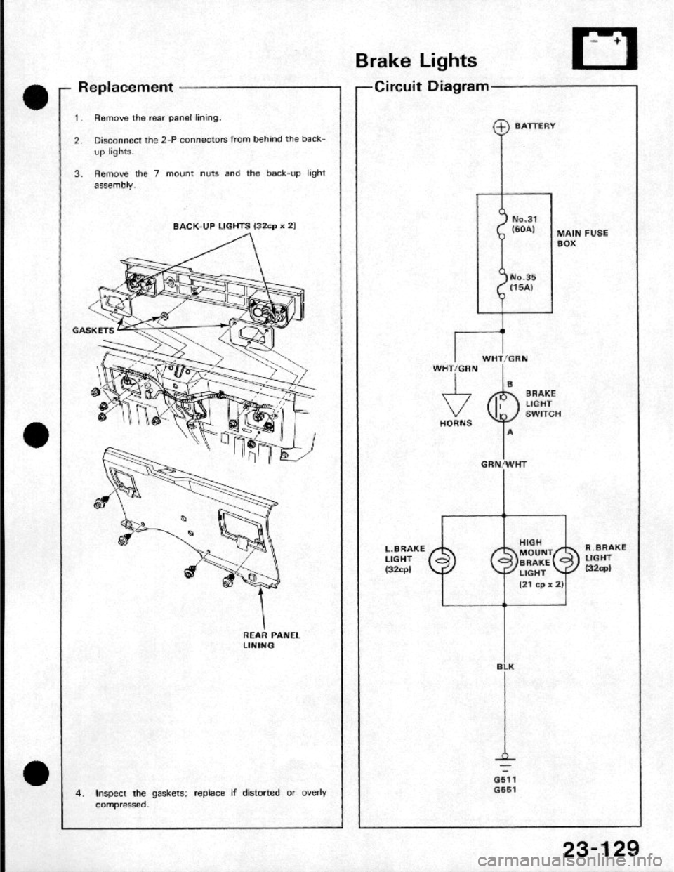 HONDA CRX 1984 Service Repair Manual HONDA CRX 1984 Service Repair Manual