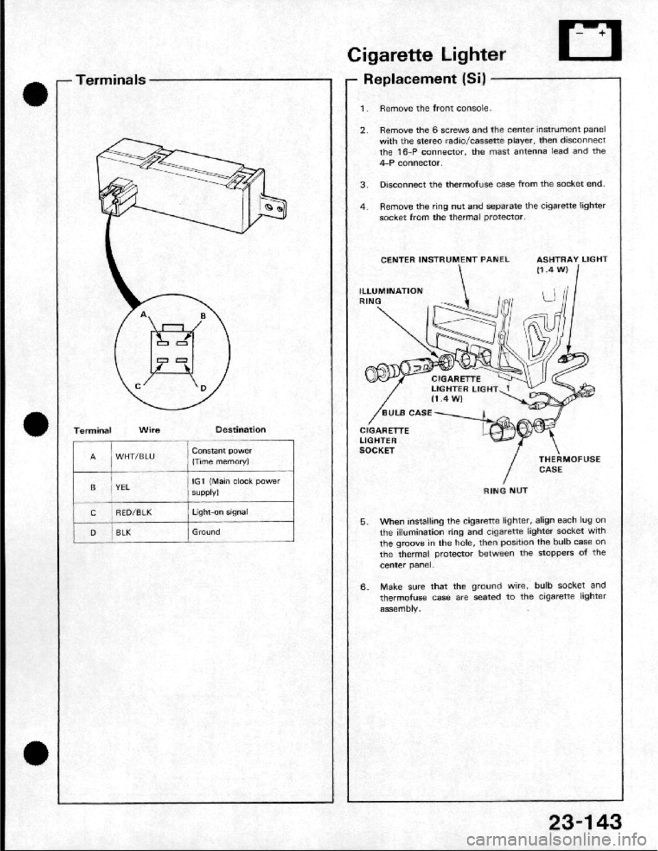 HONDA CRX 1984 Service Repair Manual HONDA CRX 1984 Service Repair Manual