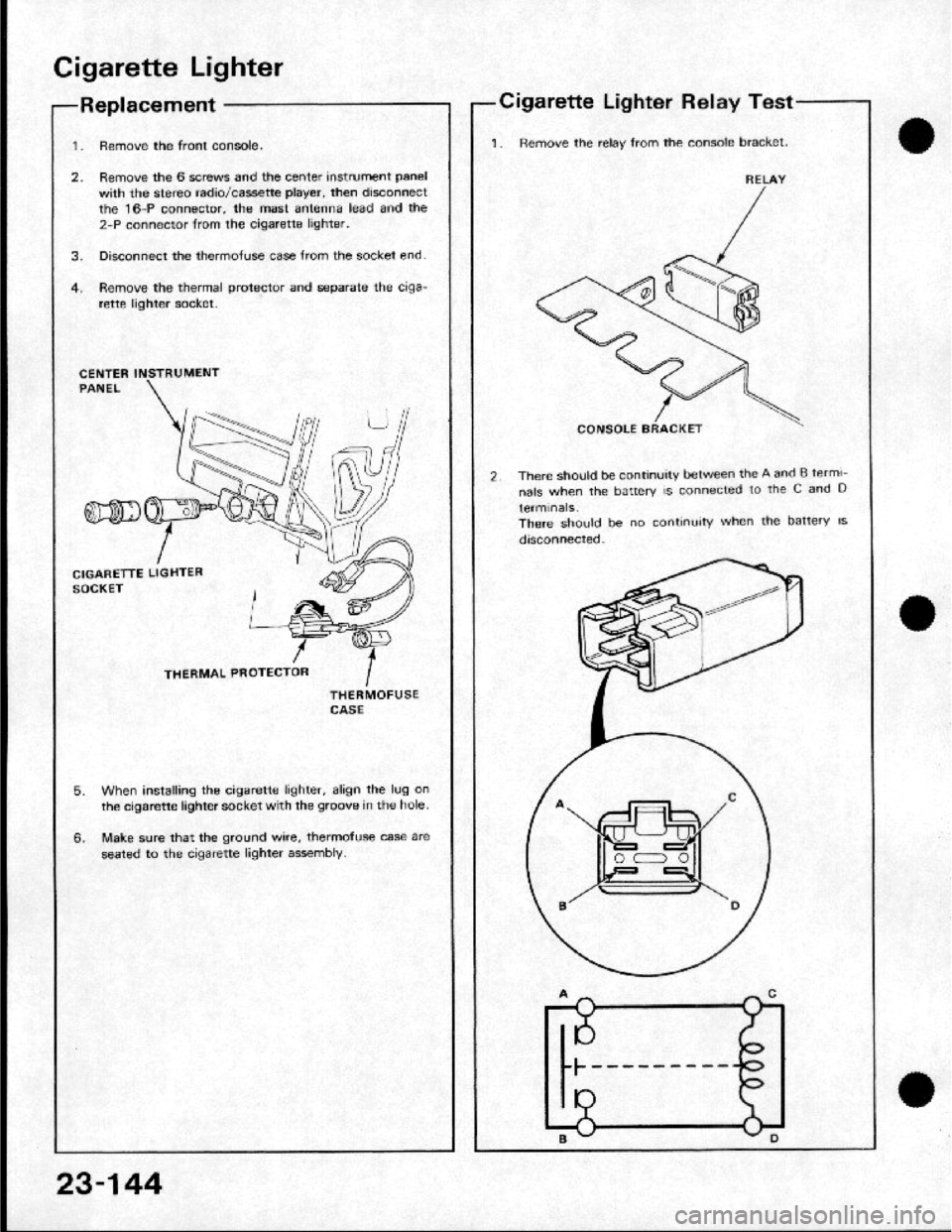 HONDA CRX 1984 Service Repair Manual HONDA CRX 1984 Service Repair Manual