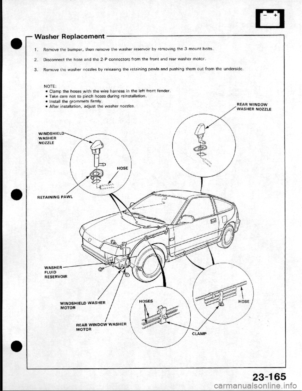 HONDA CRX 1984 Service Repair Manual HONDA CRX 1984 Service Repair Manual