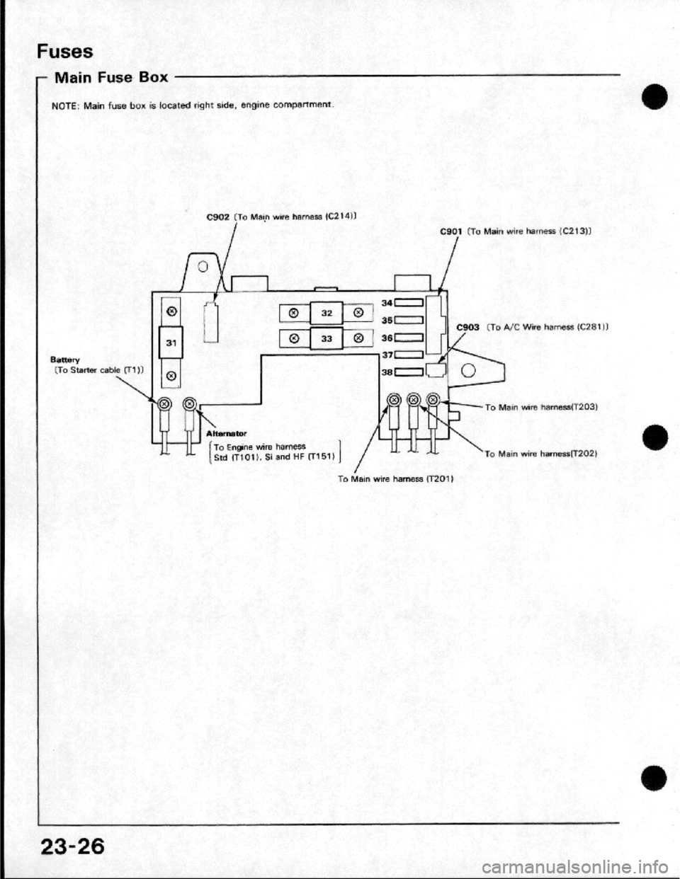 HONDA CRX 1984 Service Service Manual HONDA CRX 1984 Service Service Manual