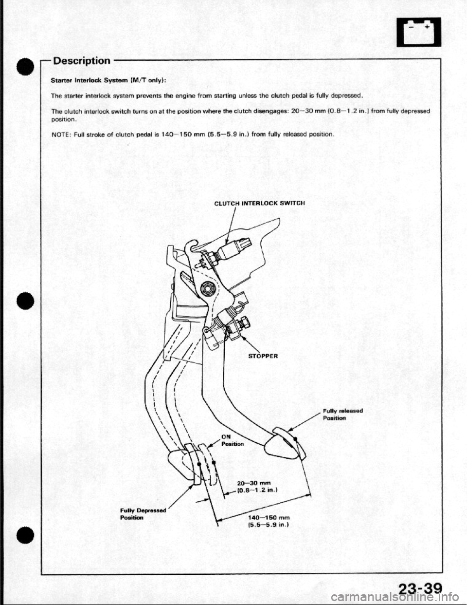 HONDA CRX 1984 Service Workshop Manual HONDA CRX 1984 Service Workshop Manual