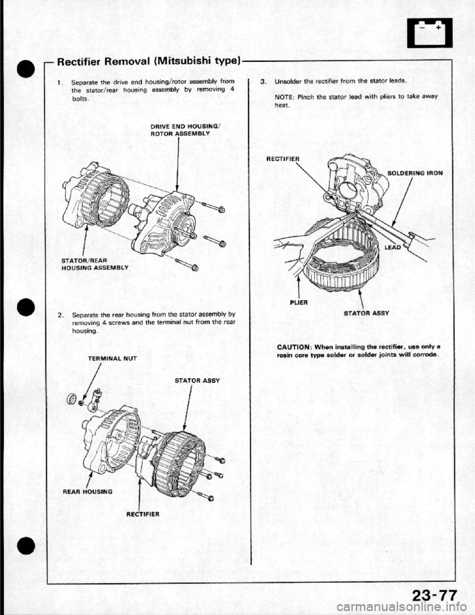 HONDA CRX 1984 Service Owners Manual HONDA CRX 1984 Service Owners Manual
