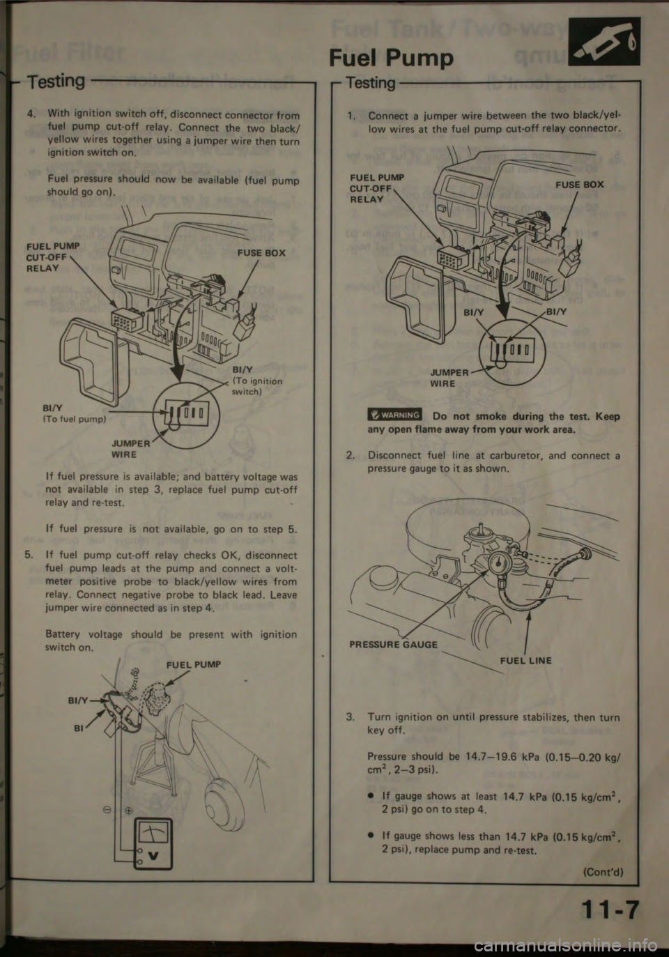 HONDA JAZZ 1983 Shop Manual HONDA JAZZ 1983 Shop Manual