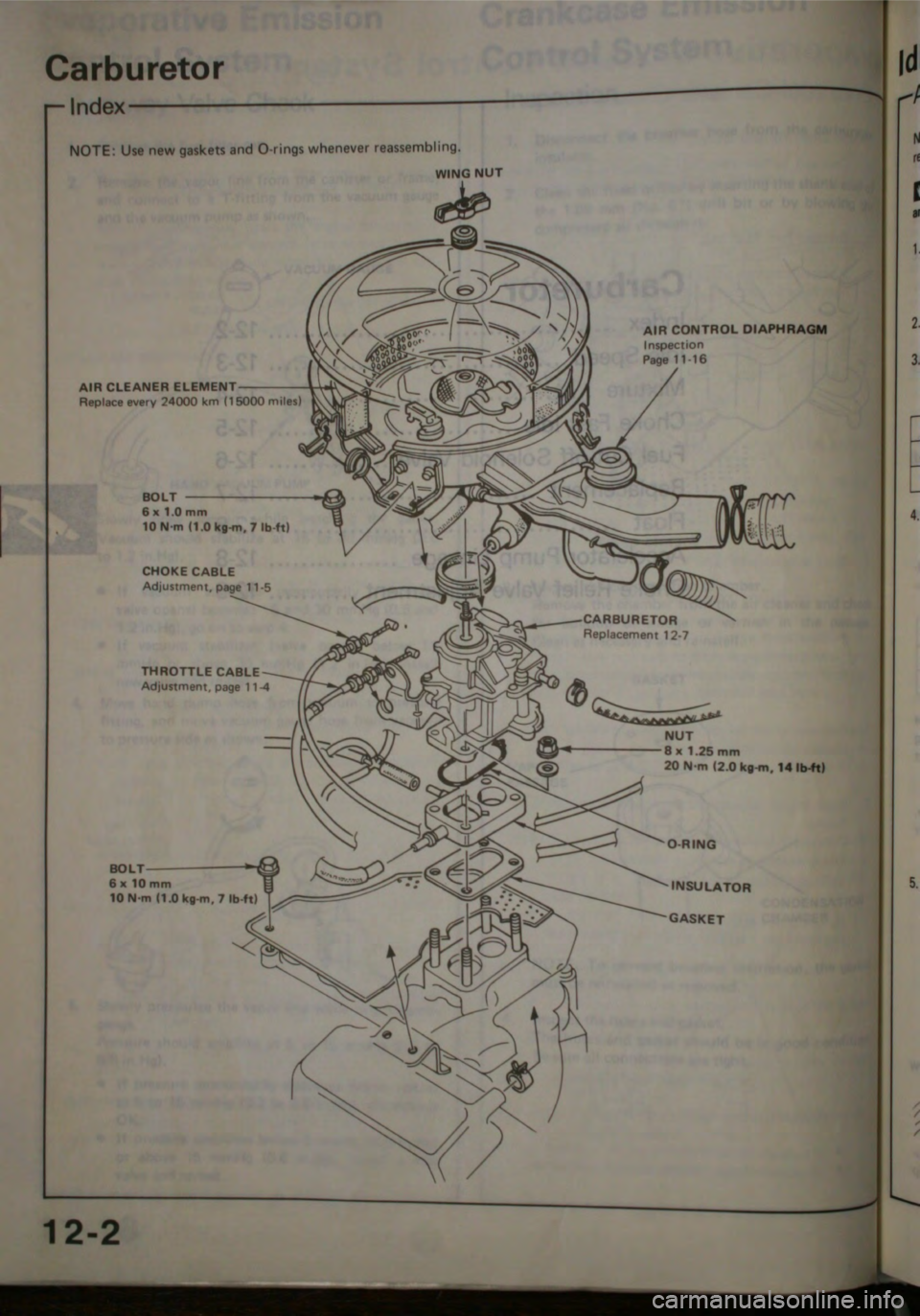 HONDA JAZZ 1983 Shop Manual HONDA JAZZ 1983 Shop Manual