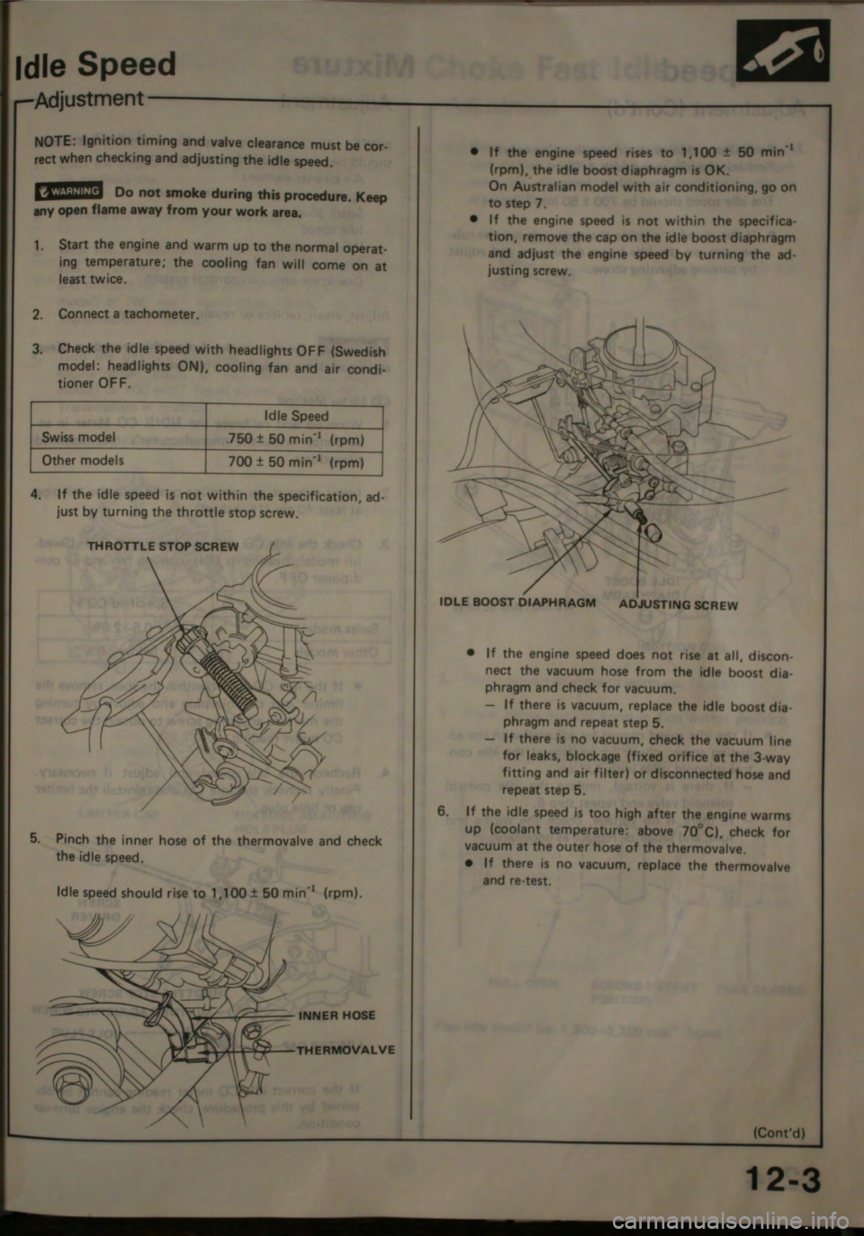 HONDA JAZZ 1983 Shop Manual HONDA JAZZ 1983 Shop Manual