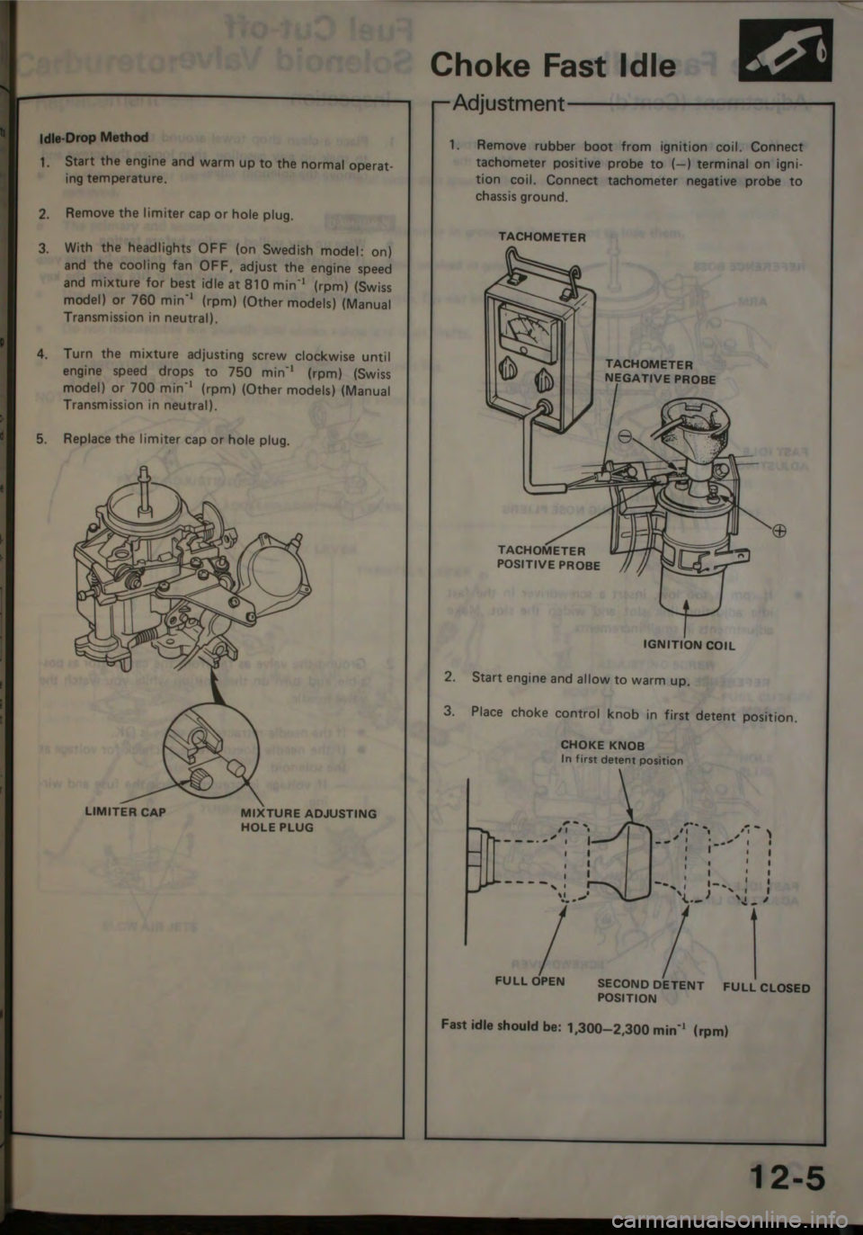 HONDA JAZZ 1983 Shop Manual HONDA JAZZ 1983 Shop Manual