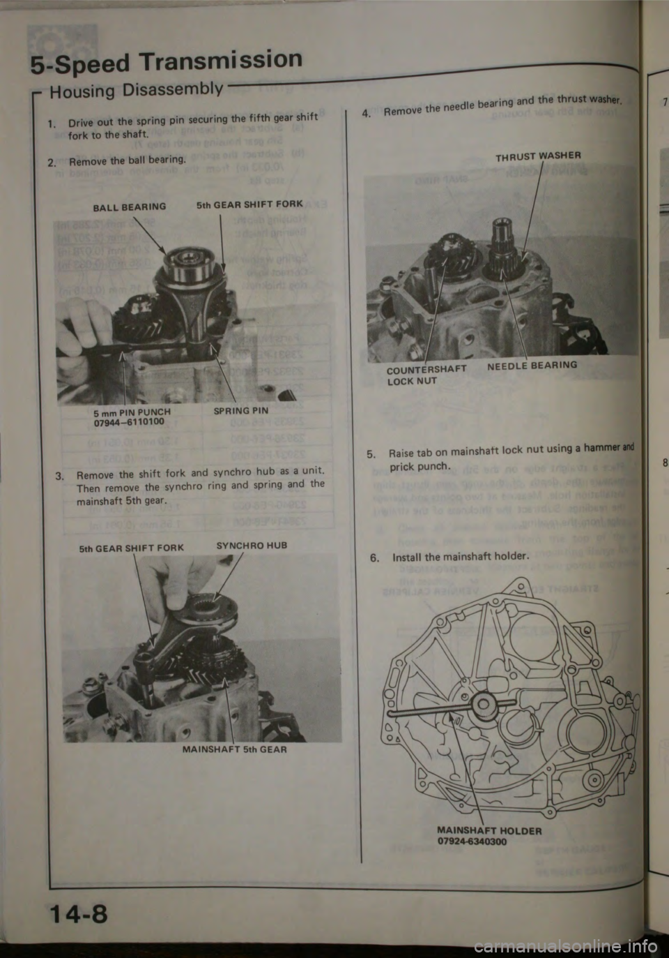 HONDA JAZZ 1983 Shop Manual HONDA JAZZ 1983 Shop Manual