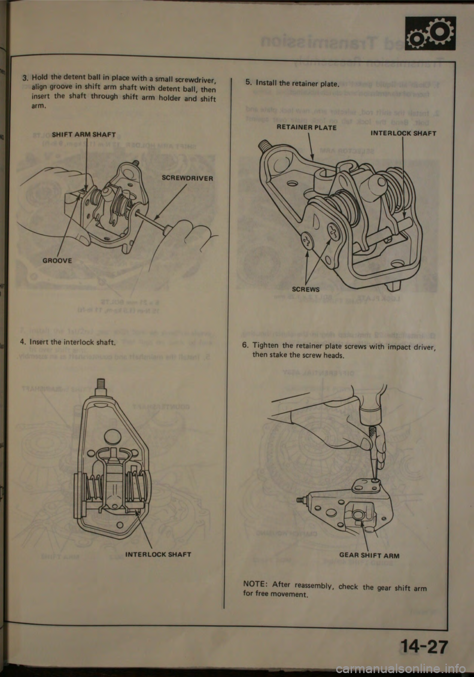 HONDA JAZZ 1983 Shop Manual HONDA JAZZ 1983 Shop Manual