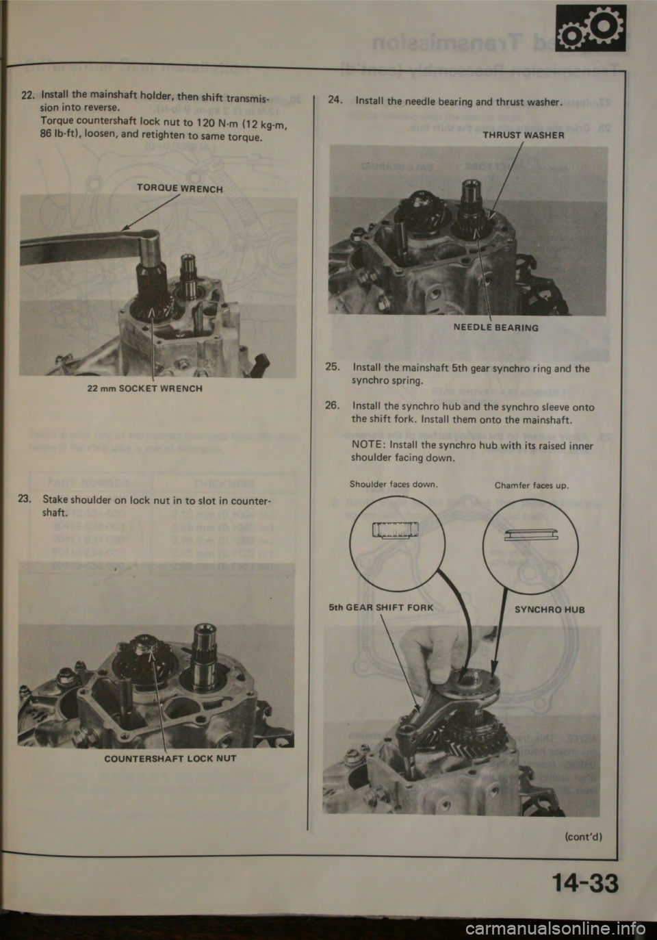 HONDA JAZZ 1983 Shop Manual HONDA JAZZ 1983 Shop Manual